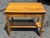 Mid 19th Century 19th C. Tiger Oak One-Drawer Library Table - Twist Legs + Highly Detailed For Sale - Image 5 of 17