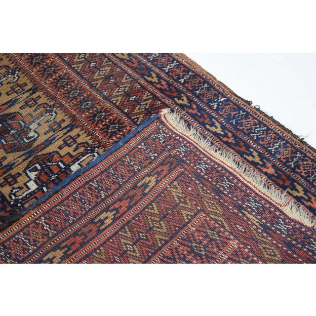 Antique Turkmen Rug 3'0'' X 5'9'' For Sale In New York - Image 6 of 10