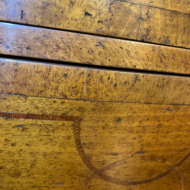 1990s Hand Made Italian Walnut Chest of Drawers For Sale - Image 9 of 13