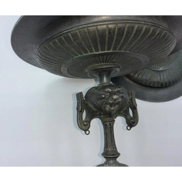 Antique Bronze Tazza with Porcelain Plaques, Set of 2 For Sale - Image 9 of 11