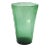 Italian Green Glass Vase by Empoli For Sale