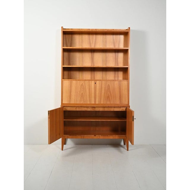 Scandinavian Elm Bookcase, 1930s For Sale - Image 4 of 12