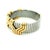 Metal 1990s Bulgari Parentesi Tubogas 18k Gold & Stainless Steel Cuff Bracelet For Sale - Image 7 of 12
