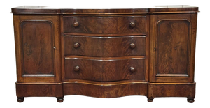Antique Victorian Mahogany Sideboard, 1800s