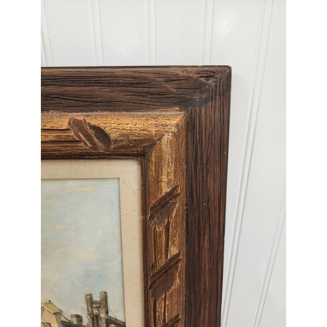 Wonderful soft toned antique oil painting finished 1901.