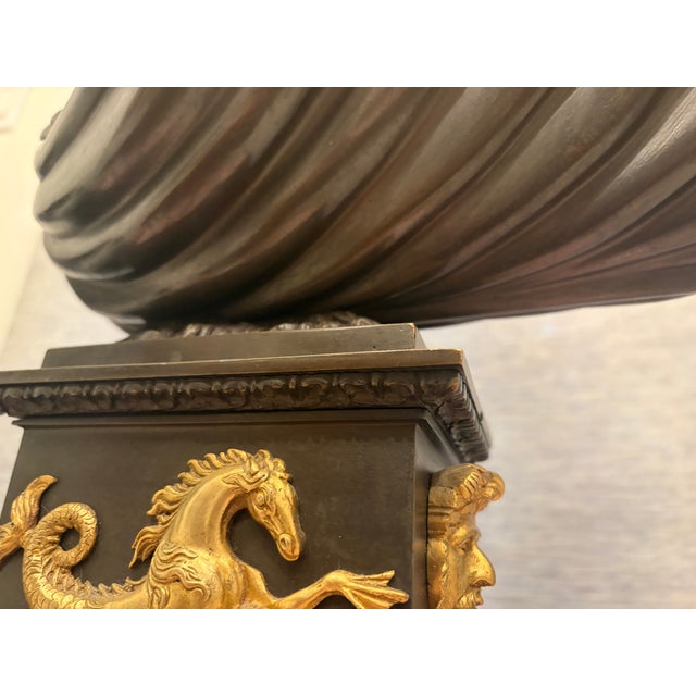 Mid 20th Century French Decorative Bronze/Bronze Finished Lamp For Sale In New York - Image 6 of 6