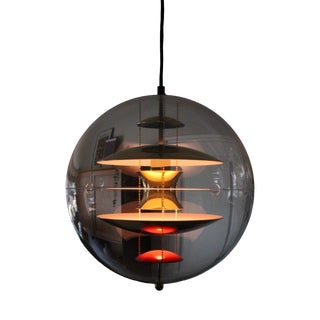 VP Globe Pendant Light in Brass by Verner Panton For Sale