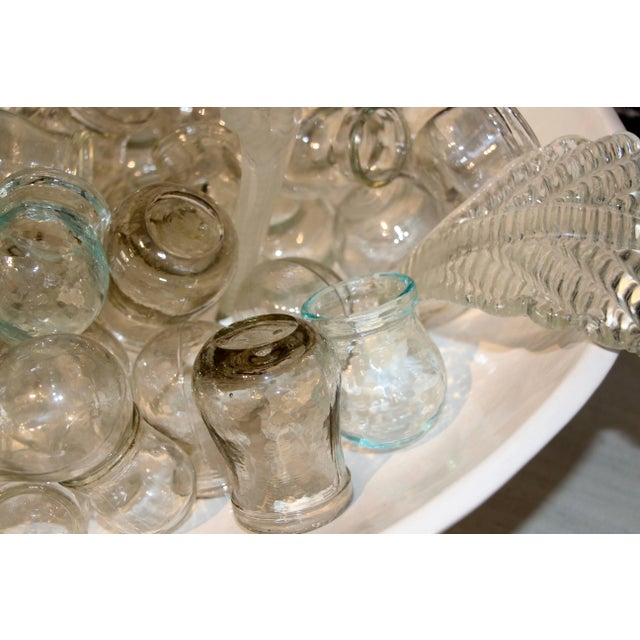 Glass and Ceramic Grape Basket Mixed-Media Sculpture by Dror Karta For Sale - Image 4 of 10