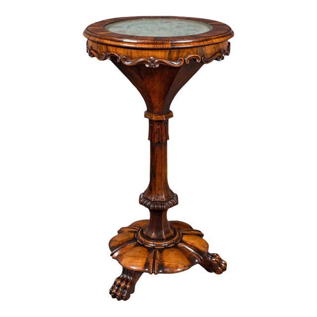 1830s Antique William IV Sewing Table For Sale