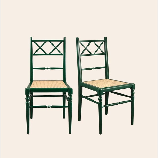 Forest Chiara Dining Chairs by Ceraudo, Set of 2 For Sale - Image 9 of 9