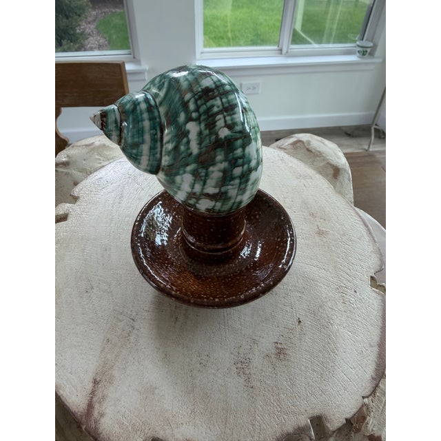 Celestial Meets the Sea Shell Ring Dish-Coastal Art Sculpture For Sale - Image 4 of 6