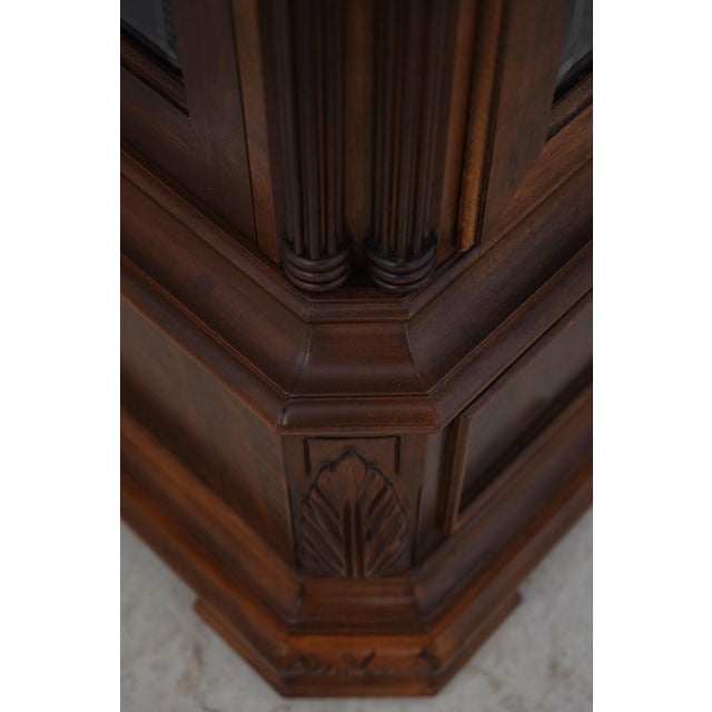 Ridgeway Gothic Walnut Tall Case Grandfather Clock For Sale - Image 9 of 18