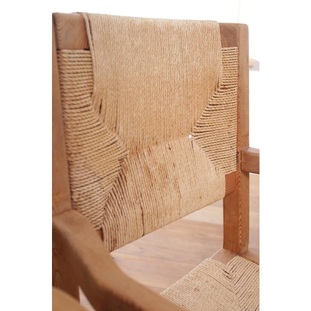 Vintage Danish Dining Chairs in Papercord by Tage Poulsen, 1974, Set of 4 For Sale - Image 10 of 18