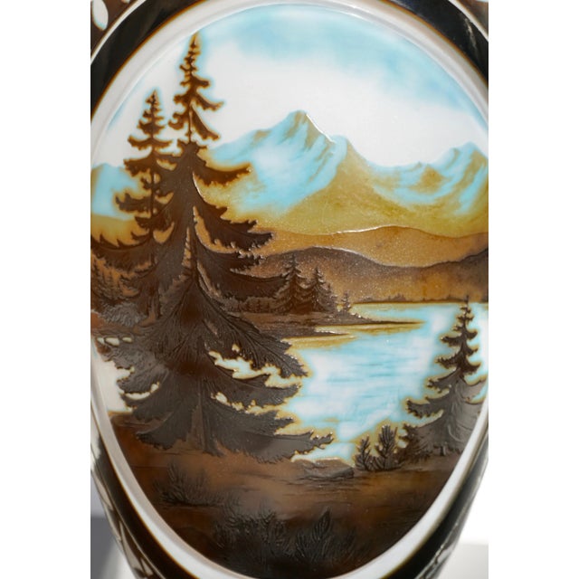 This vase is meant to be seen in a Museum by tens of thousands of people! Definitely done by the hands of Paul Nicolas in...