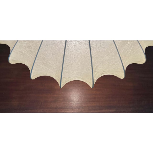 Mid-Century Modern UFO Discus Cocoon Pendant Lamp by Friedel Wauer for Goldkant Leuchten, Germany, 1960s For Sale - Image 5 of 18