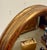 Gold Pair of Italian Gilt Oval Mirrors, Hollywood Regency Style, 1960s For Sale - Image 8 of 10