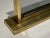 Smoked Glass and Brass Fireplace Screen For Sale - Image 11 of 13
