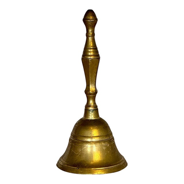 1950s Vintage Solid Brass Bell For Sale