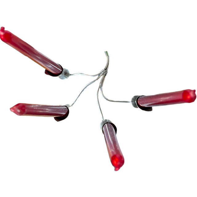 Georg Jensen 20th Century Hans Jensen Denmark Calla Lily Four Arm Silver Mid-Century Modern Candelabra For Sale - Image 4 of 9