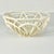 Vintage Italian Arts & Crafts Boho Chic Handcrafted Open Weave Studio Pottery Serving Bowl, Ivory For Sale - Image 11 of 11