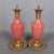 Vintage Advertising Bottles in Gilt Brass and Pink Ceramic, Set of 4 For Sale - Image 5 of 16