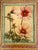 1970s 1970s Unique American Artwork Floral Collage With Beads on Canvas For Sale - Image 5 of 6