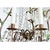 Late 19th Century French Brass Chandelier with Clear & Green Crystals For Sale - Image 10 of 17