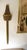 Large tall pair of set of 2 wall lights lamps lighting sconces in brass bracelet chain. In the mood of design like Mid-...
