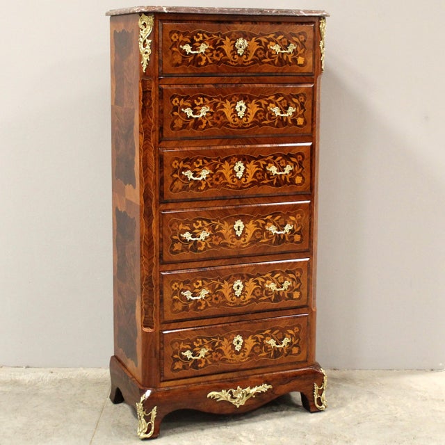Antique Napoleon III Weekly Chest of Drawers For Sale - Image 14 of 14