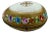 1950s Vintage Camille Le Tallec Hand-Painted Egg-Shaped Limoges Trinket Box – Paris, France For Sale