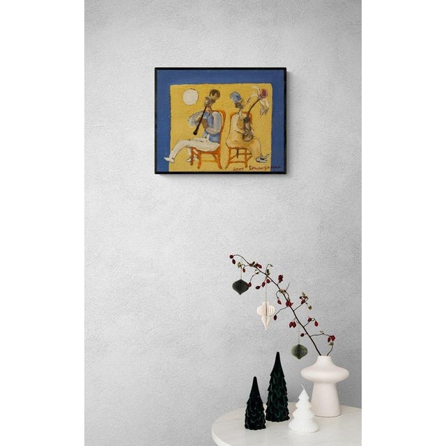 Tonino Guerra Untitled 2005 40x50 cm Fresco on stretched canvas Signed and dated by the artist on the front Supplied with...