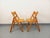 Vintage Folding Pine Chairs, 1980s, Set of 2 For Sale - Image 4 of 18