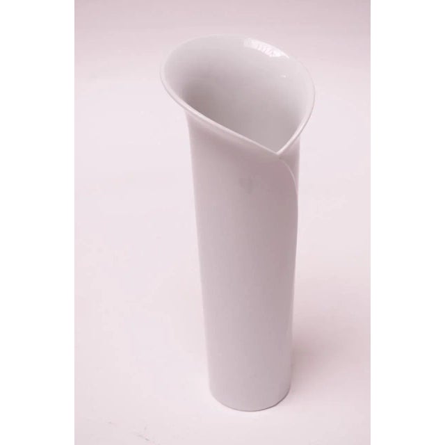 Mid-Century Modern Vintage Ceramic Vase by Rosenthal Studio-Line Germany For Sale - Image 3 of 8