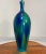 Mid-Century Modern 1960s Mid Century Modern Peacock Color Table Lamp For Sale - Image 3 of 6