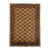 Golden Ochre Tribal Area Rug With Mori Gul Motifs, 3'11" X 5'10" For Sale