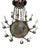 A stunning example of French Empire elegance, this twelve-arm chandelier commands attention with its richly patinated...