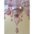 Metal Murano Glass Chandelier in Pink by Simoeng For Sale - Image 7 of 10