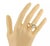Late 20th Century Cartier 18k Yellow Gold Toi Et Moi Akoya Pearls Bypass Ring, Size 7 For Sale - Image 5 of 5