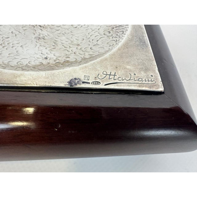 Mid-Century Modern Italian Silver Ashtray from Ottaviani, 1960s For Sale - Image 11 of 13