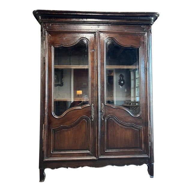 Late Nineteenth Century French Solid Oak Armoire For Sale