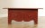 Late 20th Century Late 20th Century Breezy Hill Primitive Farmhouse Style Painted Pine Two-Drawer Bench For Sale - Image 5 of 13