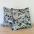 Lee Jofa Lee Jofa Posy Pillows in Denim/Slate - Pair For Sale - Image 4 of 6