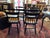 Traditional 1990s Set of 4 L. Hitchcock Stenciled Back Wood Dining Chairs For Sale - Image 3 of 6