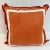 Hollywood Regency Coral Linene Geometric Toss Pillow For Sale - Image 3 of 11