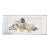Chinese Color Ink Horizontal Tiger Fengshui Scroll Painting Wall Art For Sale