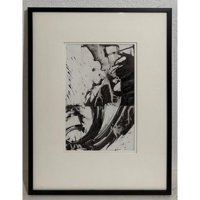 2000 - 2009 Cecil Touchon, Mixed Media Collage Cut Painting Cecil Touchon Black White Assemblage Texas Art, c.2005-2007 For Sale - Image 5 of 12