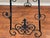 Spanish Colonial Large Wrought Iron Floor Standing Art Display Easel For Sale - Image 4 of 12