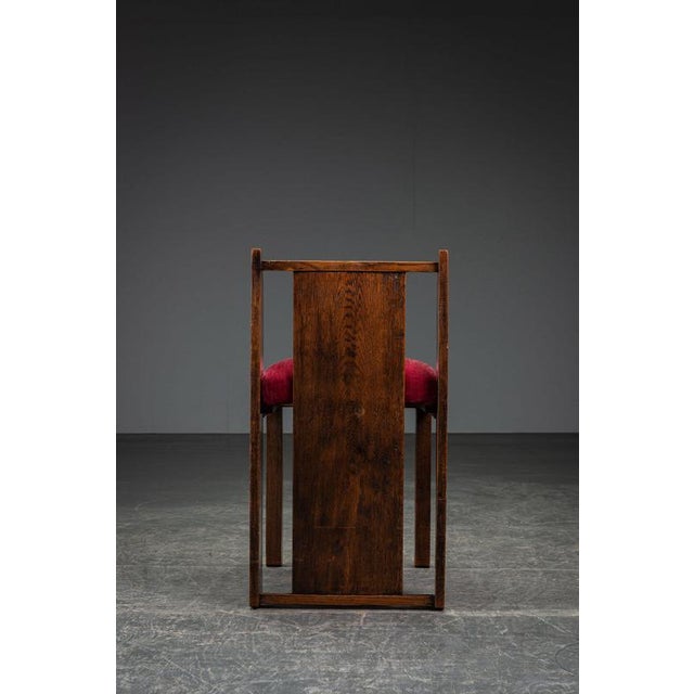 Amsterdam School Accent Chair, 1930s For Sale - Image 10 of 14