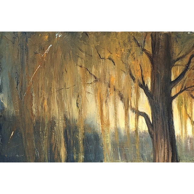 2020s Matthew Paoletti "Untitled" Contemporary Surreal Abstract of a Woman Running Through a Forest, 2021 For Sale - Image 5 of 11