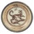 1960s Round Stoneware Dish with Relief of Lion by Knud Kyhn for Royal Copenhagen, 1964 For Sale - Image 5 of 5